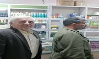 بازدید معاون اجرایی مرکز بهداشت از داروخانه مستقر در الهایی؛ تأکید بر ارائه خدمات بهداشتی در ایام نوروز