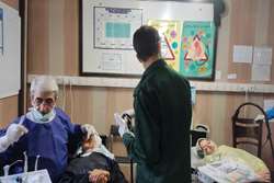 گزارش تصویری ارایه خدمات درمانی رایگان به مردم مناطق الهایی و الباجی