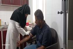 استمرار خدمات آزمایشگاه مرکز خدمات جامع سلامت شهر الهایی