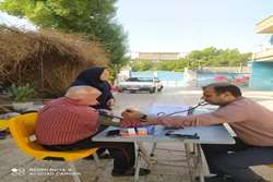 اجرای خدمات مراقبتی در سرای سالمندان صالحین به مناسبت هفته سالمند 